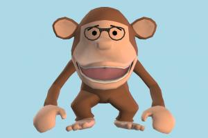 Monkey monkey, ape, champangi, animal-character, animal, cartoon