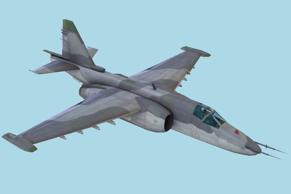 Sukhoi Su-39 Frogfoot 3d model
