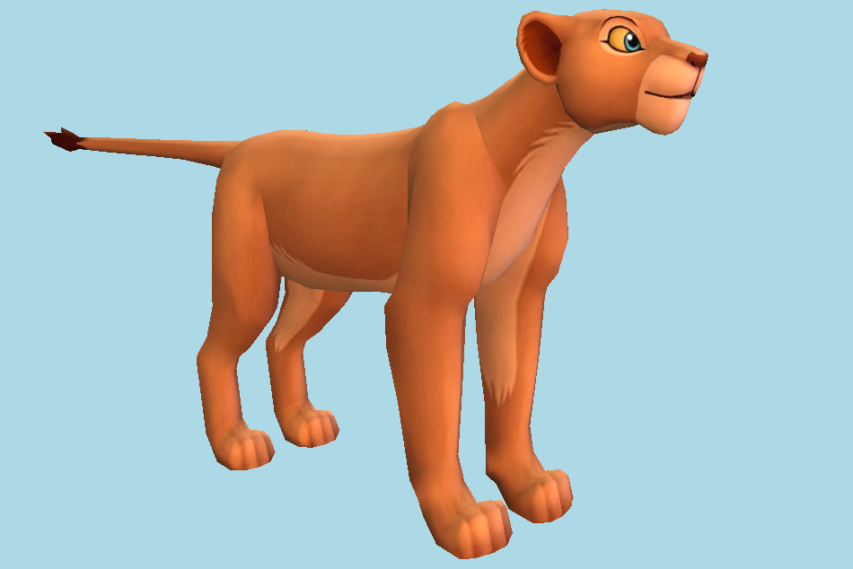 Nala Lion-King Character 3d model