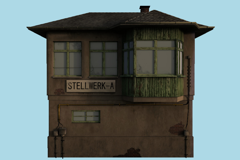 Stellwerk Building 3d model