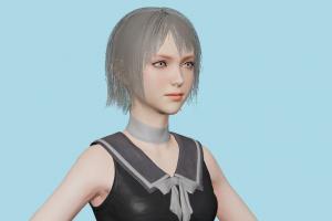 Neon Final-Fantasy, final, fantasy, female, girl, woman, people, xna, characters, animated