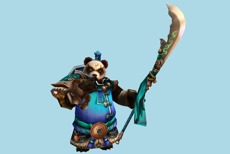 Summoners War Panda Warrior (Awakened) 3d model