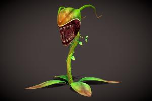 3DFoin plant, devil, carnivore, carnivorous, game, lowpoly, mobile, monster, animated