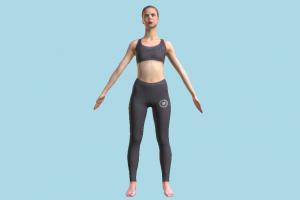 Woman in Sport scanned-model, girl, fitness, woman, sport, sporty, lady, female, character, human, people