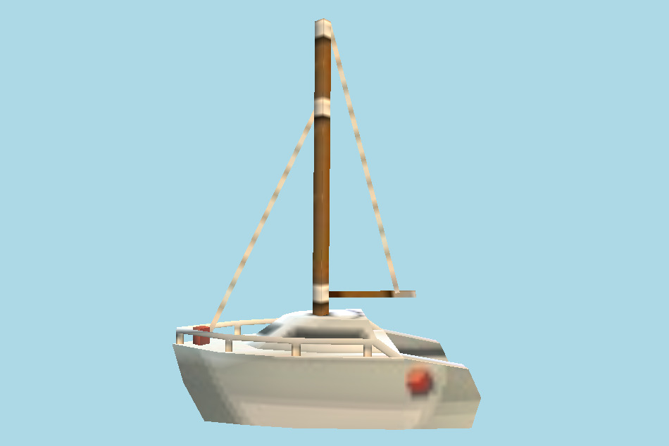 Pokémon HeartGold / SoulSilver Yacht 3d model