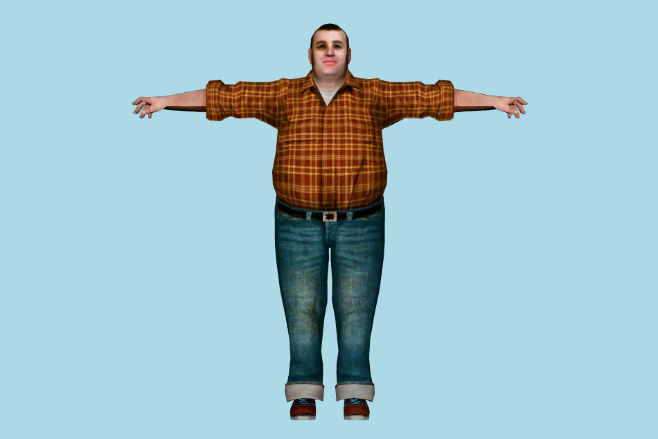 Fat Man 3d model