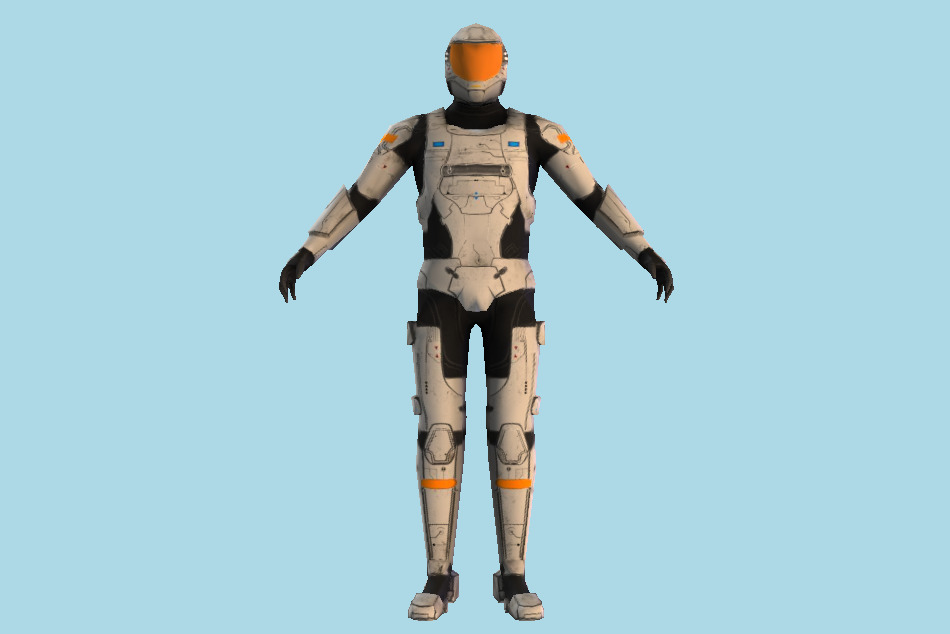 Robot Soldier 3d model