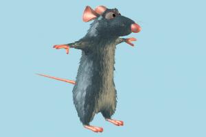 Remy Rat disney, animal-character, cartoon-character, KH, Kingdom-Hearts, character, cartoon, toony, rat, mouse