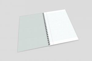 Notebook office, school, drawing, template, paper, cover, books, business, pad, notebook, supply, note, spiral, sketchbook, diary, journal, writing, write, blank, notecard, book, decoration