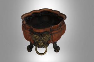 A vessel for washing feet vessel, lavabo, religion, copper, 18th-century, christianity, catholicism