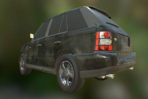 Range Rover Sport lowpoly model suv, range, england, rover, substance, painter, vehicle, pbr, lowpoly, car