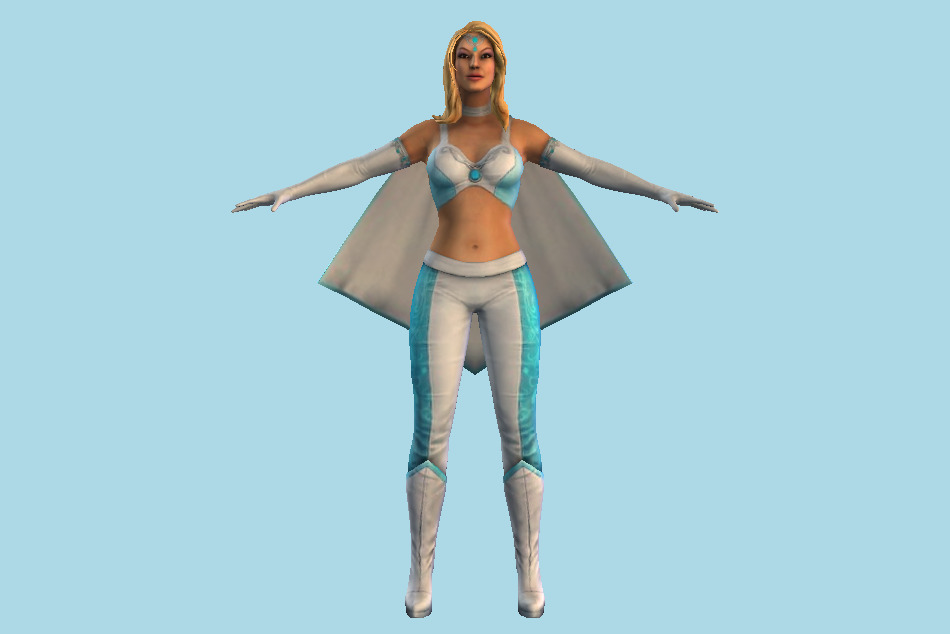 WWE Immortals Trish Stratus (White Witch) 3d model