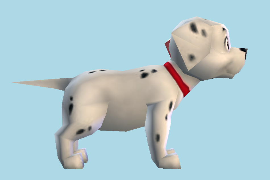 Kingdom Hearts 101 Dalmatian Puppy 3d model