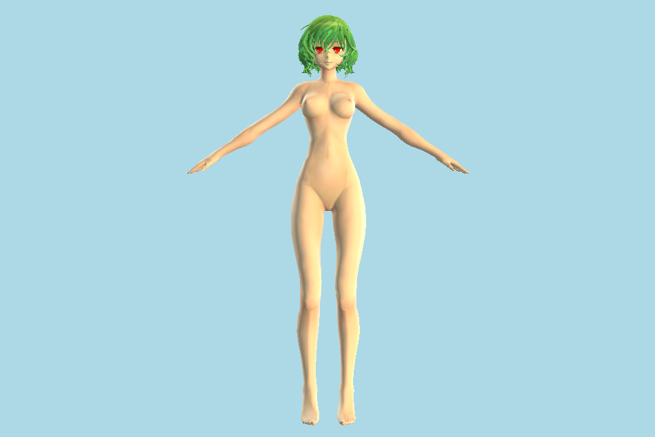 Yuka Nude Hentai 3d model