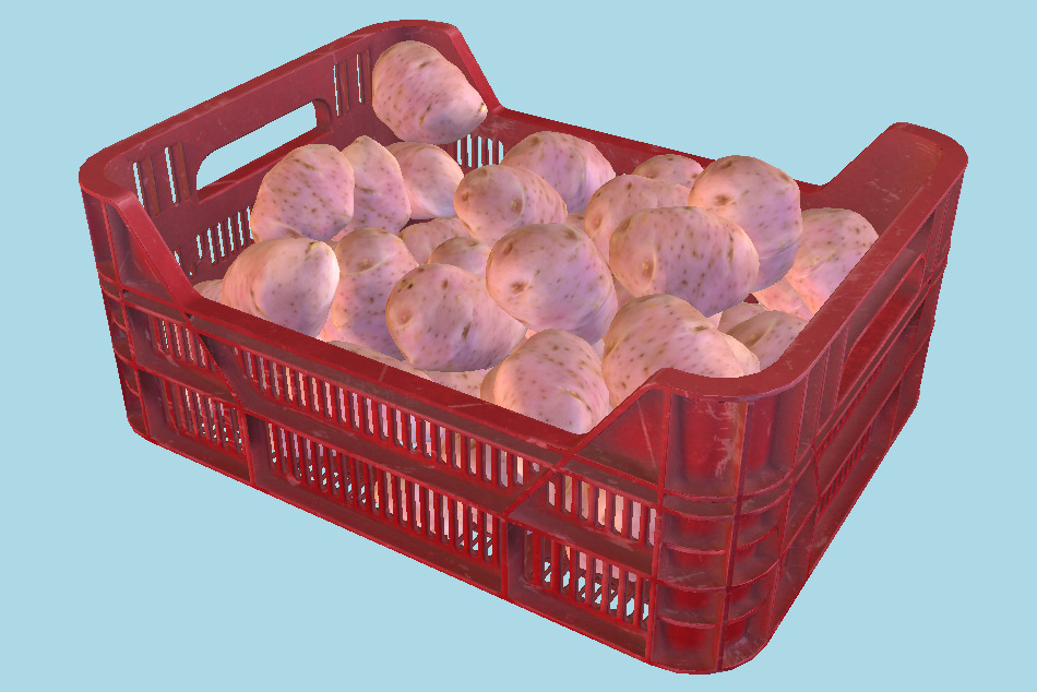 Stock Potatoes 3d model