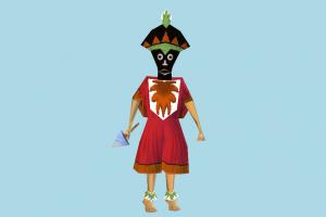 Witch witch, island, indian, jungle, character