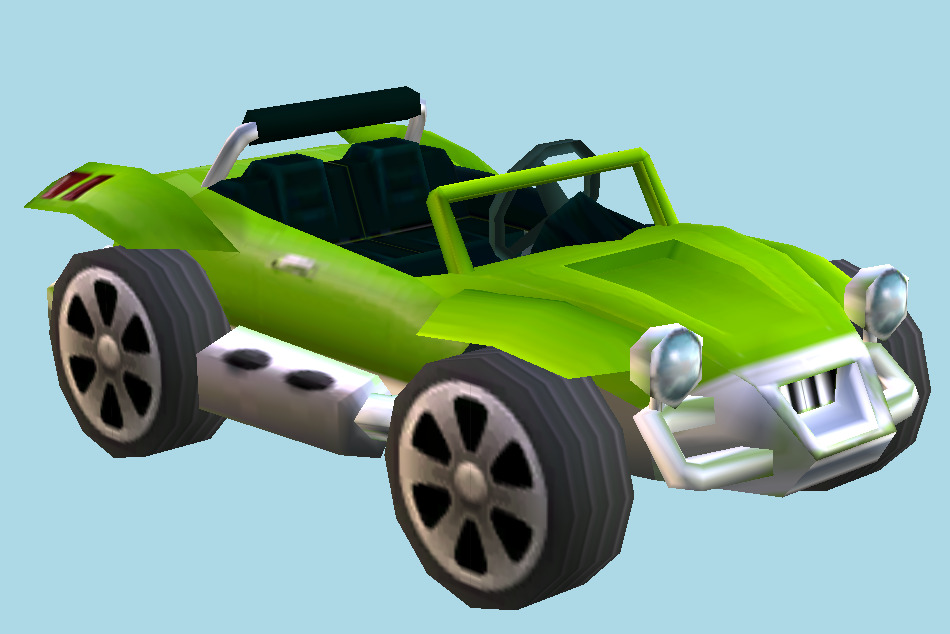 CTR Crash Tag Team Racing Car 3d model