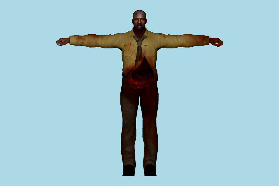Zombie Man 3d model