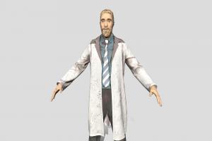 Doctor the Shooter 3d game character doctor, shooter, gameart, man, gameasset, gamemodel