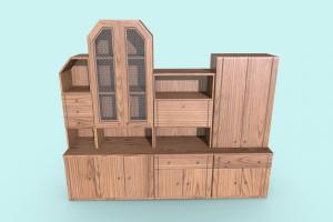 Shelving Unit | Game Assets closet, dresser, unreal, game-ready, shelving-unit, unity, pbr, lowpoly