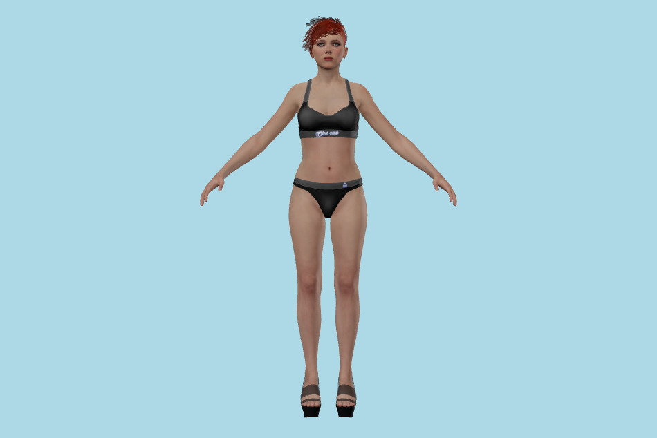 Detroit: Become Human - DBH Traci 2 3d model