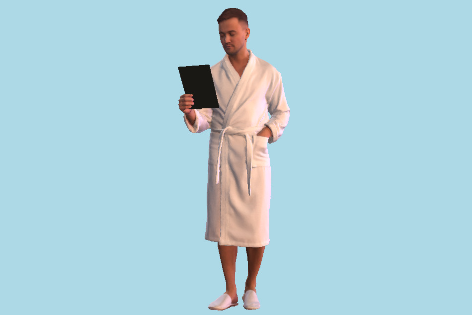 Spa Doctor Male 3d model