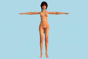 Naked Girl Reimi-Girl