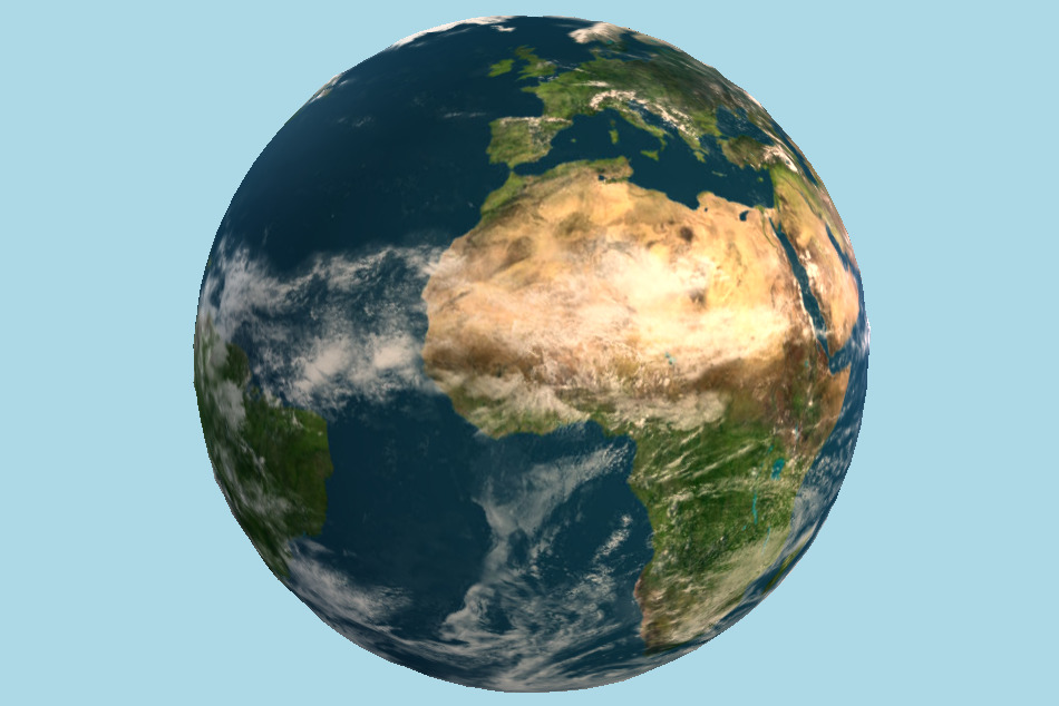 Earth Globe 3d model