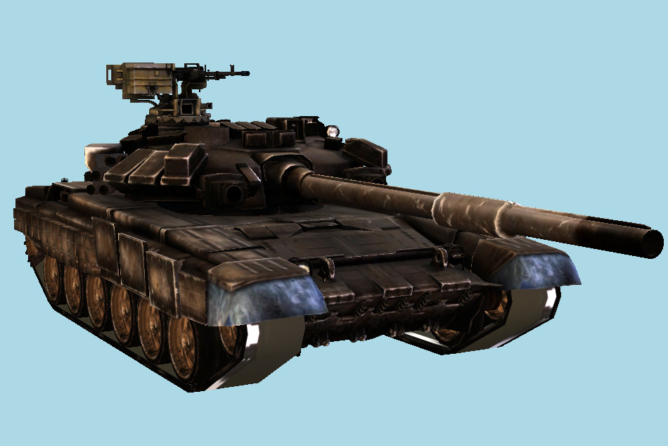 T90 Military Tank 3d model