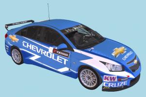 Chevrolet Cruze Car chevrolet, car, racing, vehicle, transport, carriage