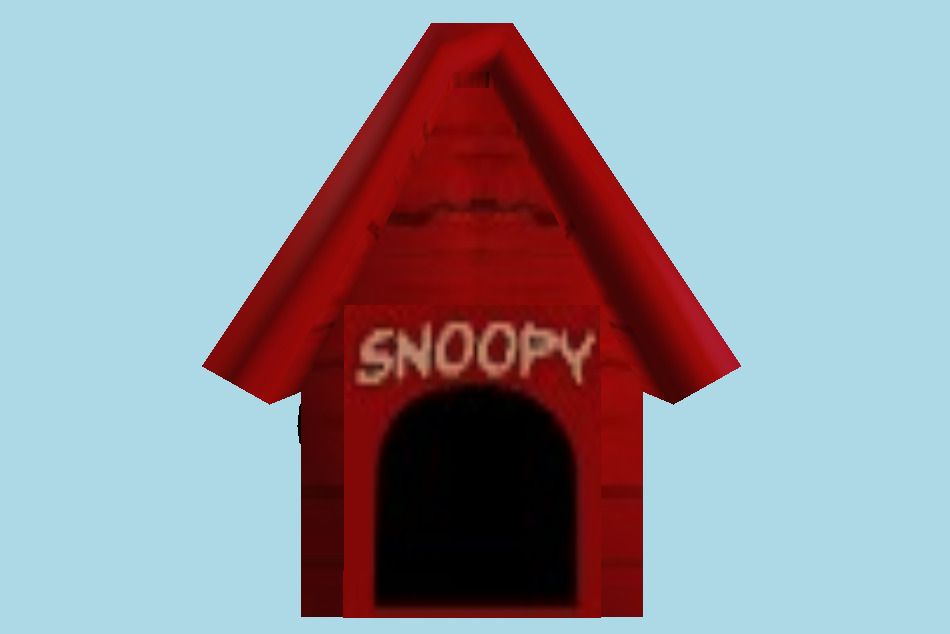 Avatar Marketplace Snoopy`s Doghouse 3d model