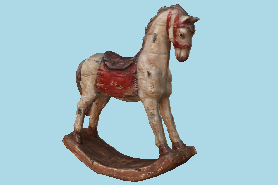 Decorative Horse Toy 3d model