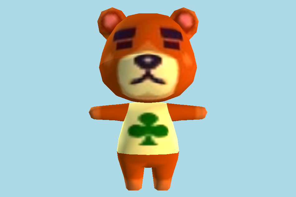 Animal Crossing: City Folk Bears 3d model
