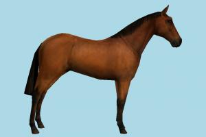 Horse Low-poly horse, animal, animals, wild, nature, mammal, ruminant, zoology, africa, forest, jungle, predator, prey, low-poly
