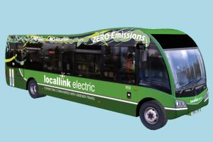 Electric Bus bus, tourist, tourliner, vehicle, truck, carriage, metro, transit