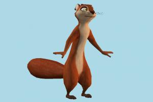 NUT JOB - Andie NUT-JOB, squirrel, rodents, animals, animal-character, character, cartoon, toony