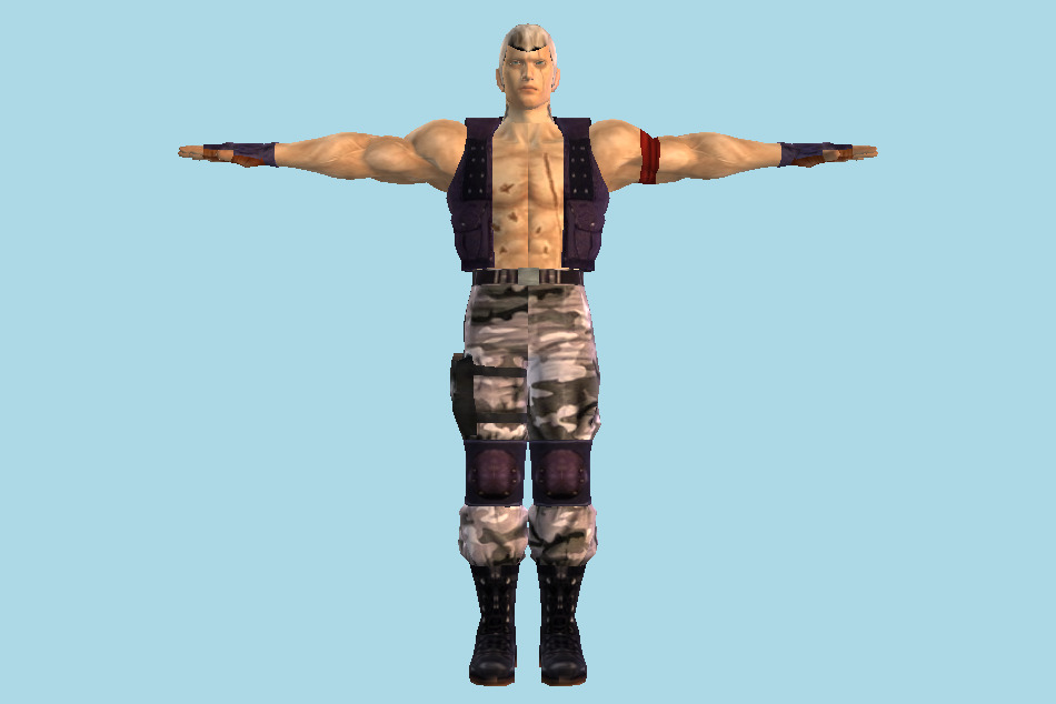 Tekken Bryan Tag Tournament 3d model