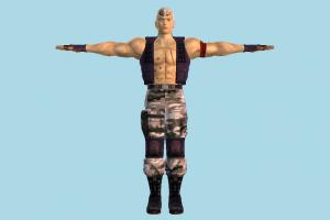 Tekken Bryan tekken, man, male, people, human, character, soldier