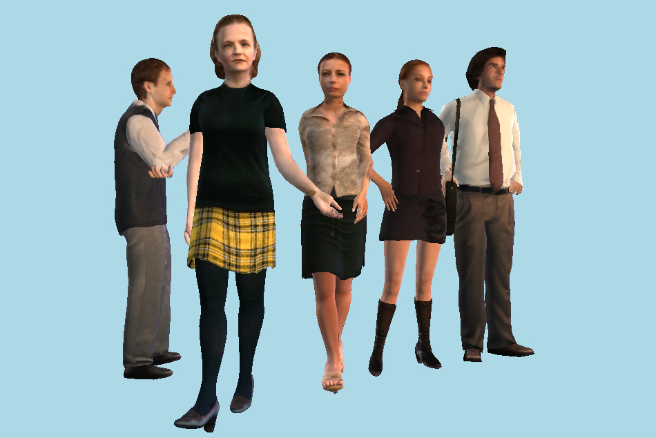 People Business Group 3d model
