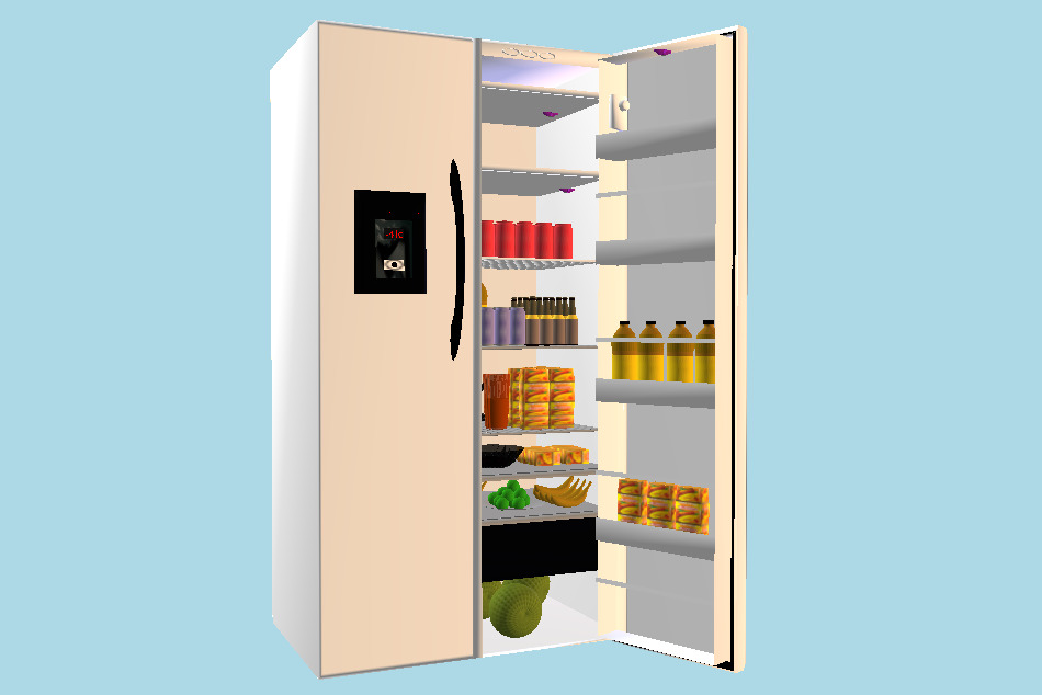 Refrigerator 3d model