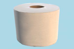 Toilet Paper Roll toilet, paper, bath, tissue, roll, scanned