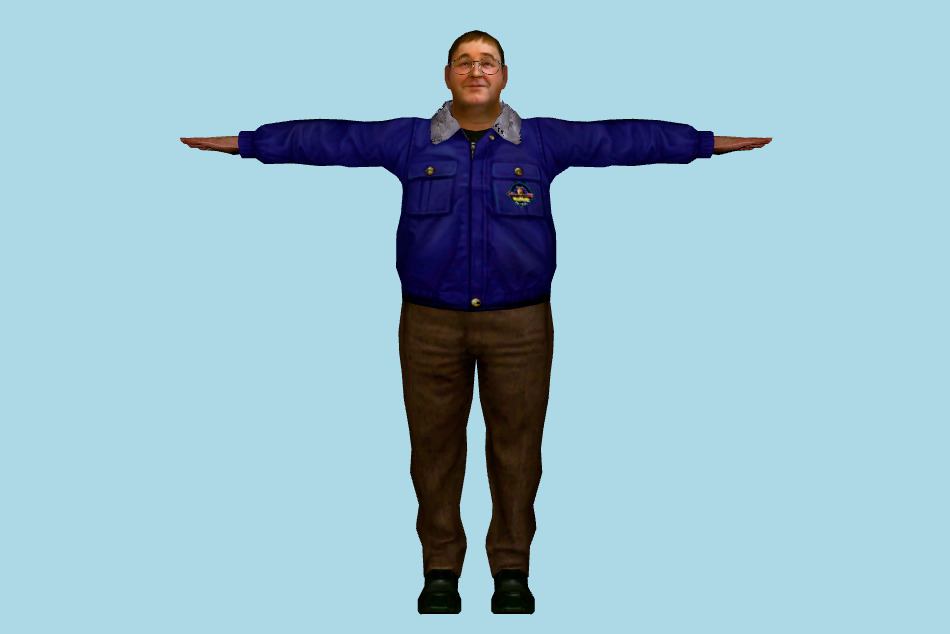 Urban Fat Man 3d model