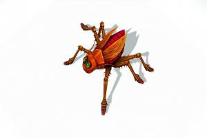 Animated Funny Cartoon Brown Insect Roach insect, comic, bug, beetle, crazy, brown, roach, cockroach, kitchen, dorr, parasite, dor, nasty, pest, playful, unpleasant, deadbeat, jokey, amusing, cartoon, lowpoly, animated, 3dmodel, funny