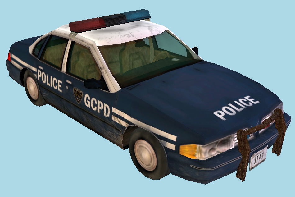 GCPD Police Car 3d model