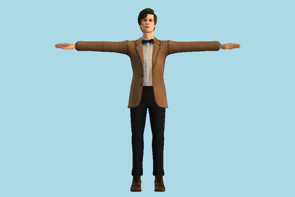 Eleventh Doctor Who 3d model