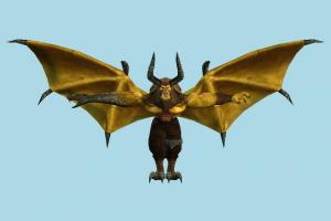 Tekken True Ogre tekken, bat, fly, character, animal-character, monster, dragon