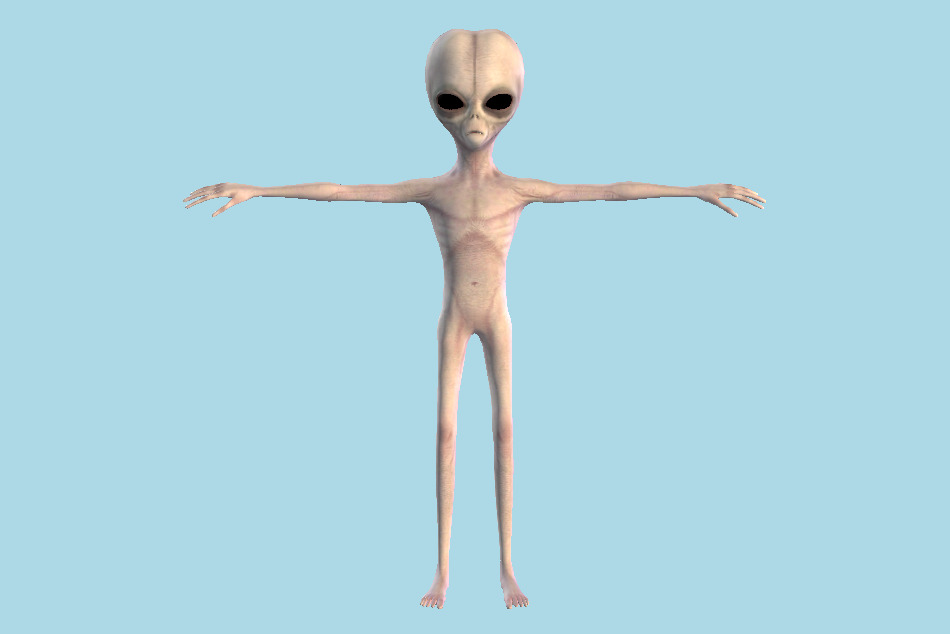 Alien 5 T-Pose 3d model