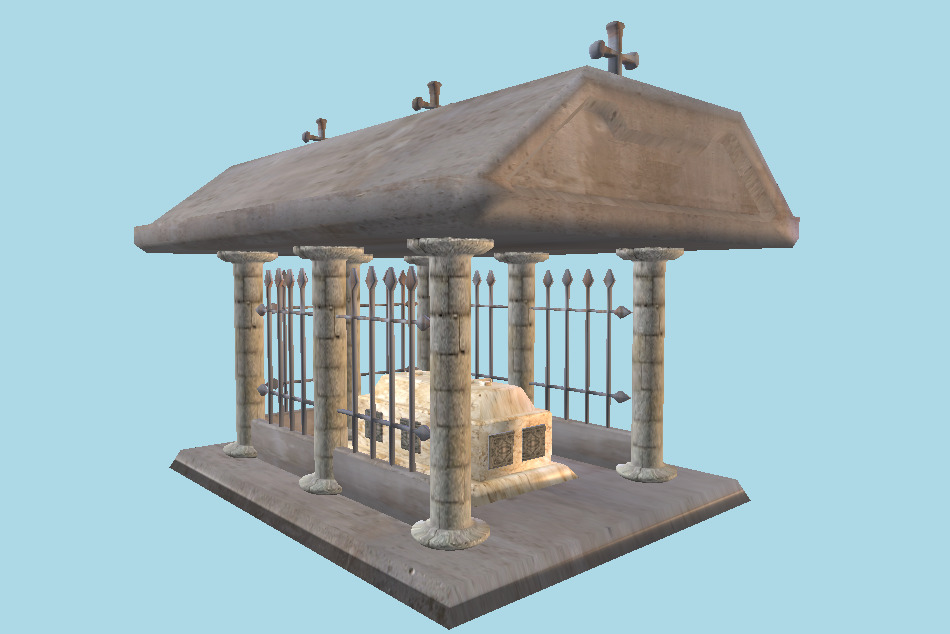 Crypt Tomb 3d model