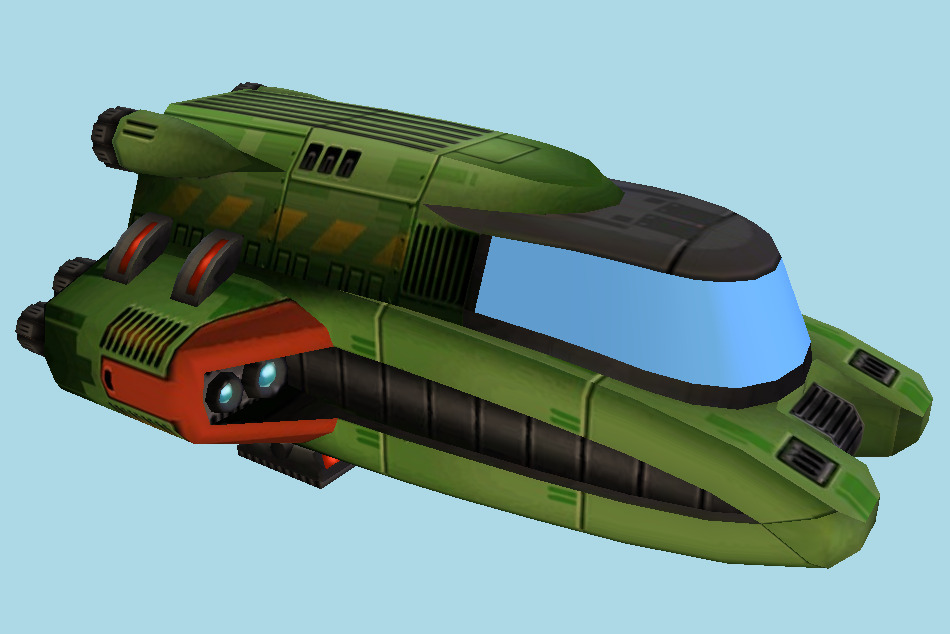Ratchet & Clank Courier Ship 3d model