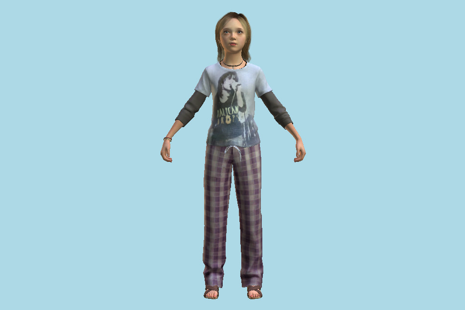 Sarah Miller from The Last Of Us Art by artist DemonLeon3D